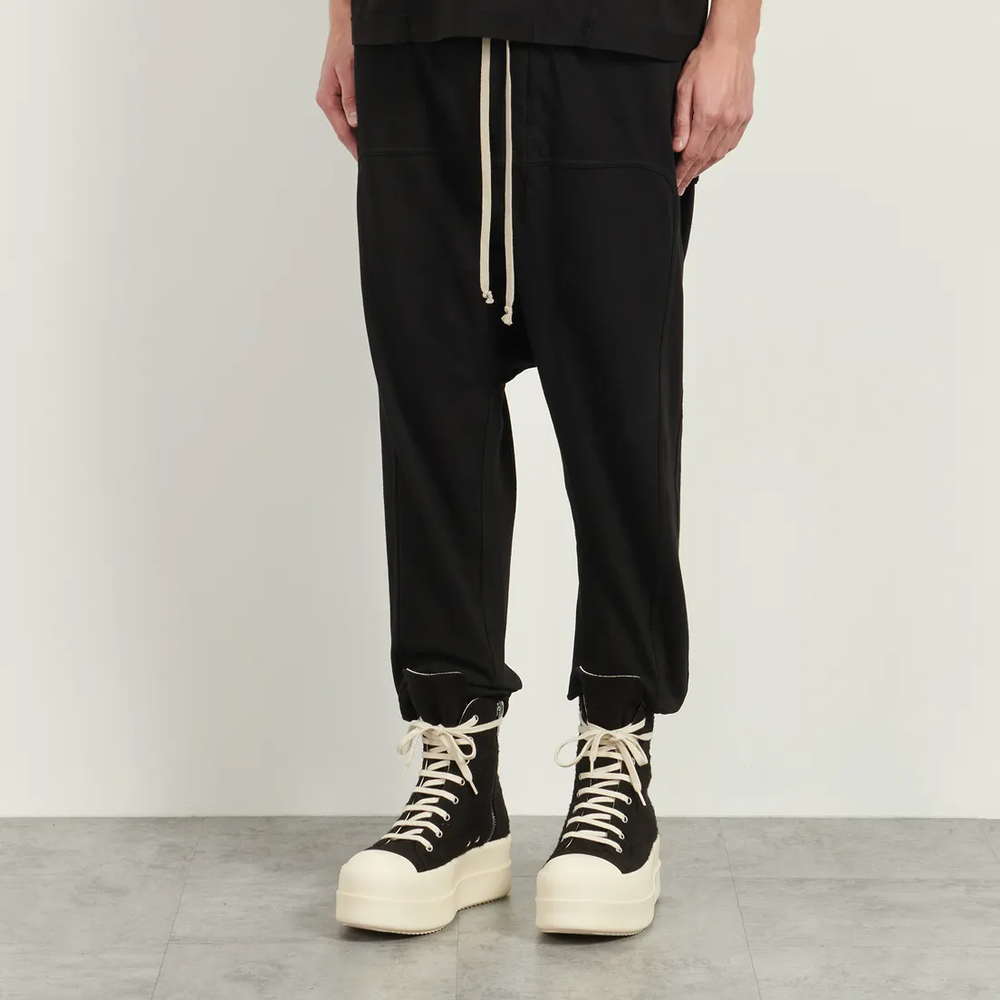 Rick Owens DRKSHDW Мужские брюки Concordians Prisoner Drawstring