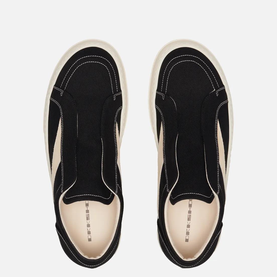 Rick Owens DRKSHDW Мужские кроссовки Concordians Denim Laceless Vintage