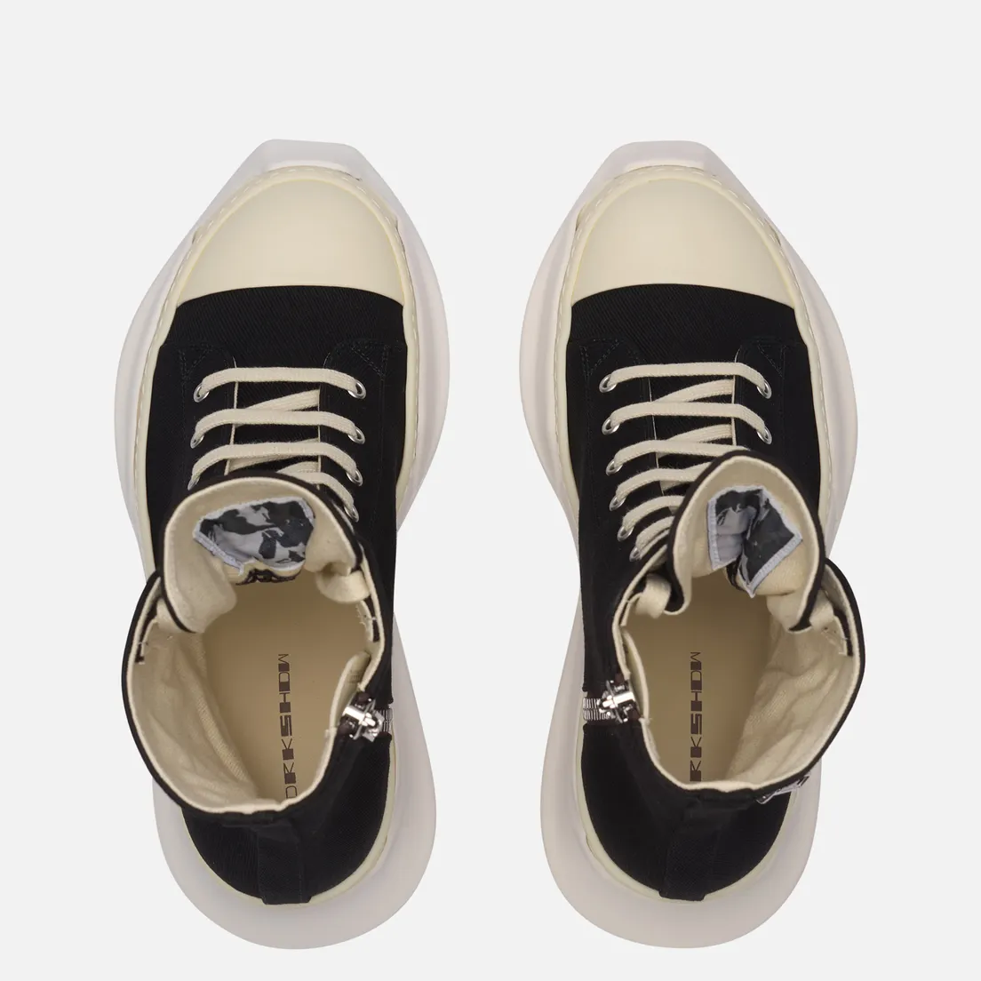 Rick Owens DRKSHDW Мужские кроссовки Concordians Denim Cargo Abstract