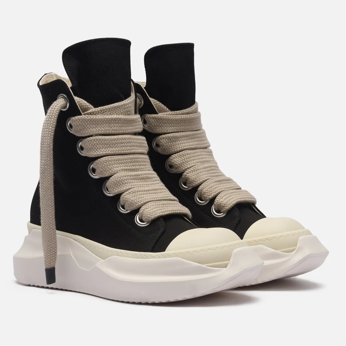 Rick Owens DRKSHDW Мужские кроссовки Concordians Denim Jumbolace Abstract