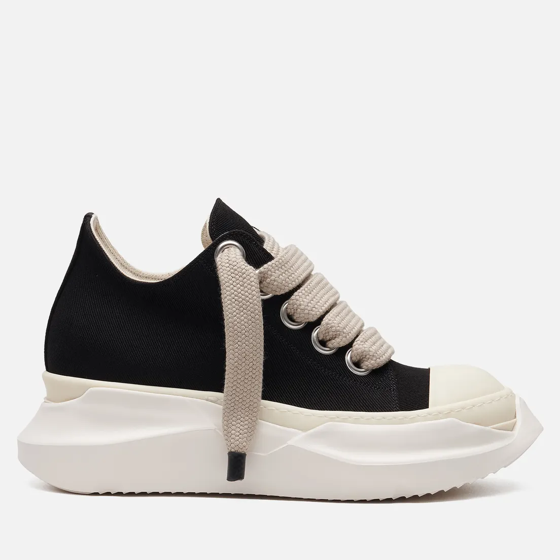Rick Owens DRKSHDW Мужские кроссовки Concordians Denim Jumbolace Abstract Low
