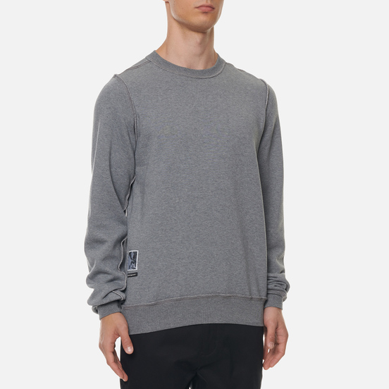 Мужская толстовка Rick Owens DRKSHDW Performa Crew Neck Grey Melange