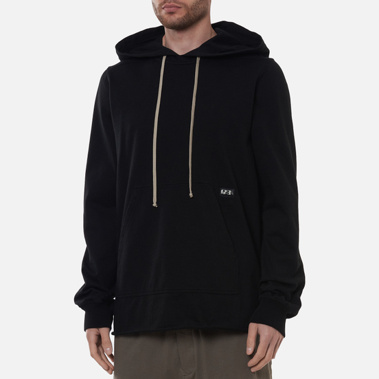 Мужская толстовка Rick Owens DRKSHDW Phlegethon Poncho Hoodie Black