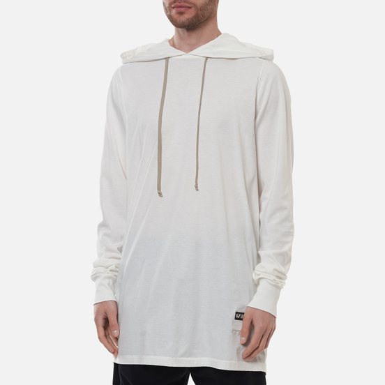 Мужская толстовка Rick Owens DRKSHDW Phlegethon Pullover Hoodie Milk