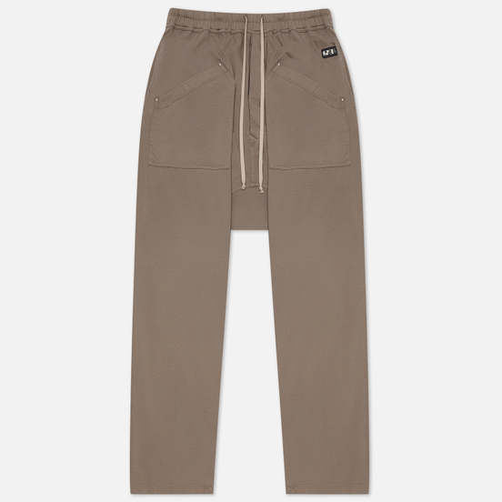 Мужские брюки Rick Owens DRKSHDW Phlegethon Cargo Drawstring Long Dust