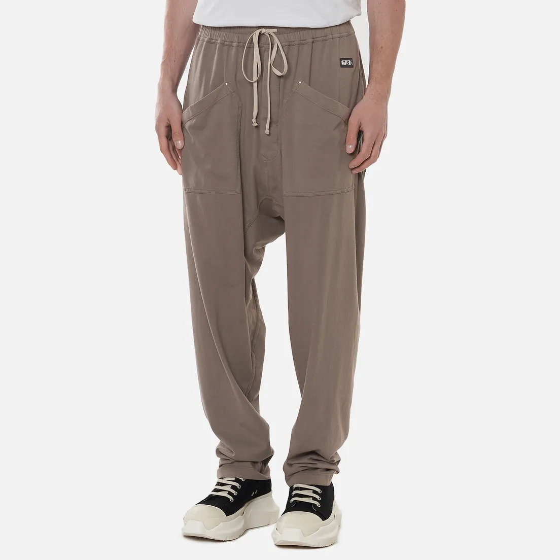 Rick Owens DRKSHDW Мужские брюки Phlegethon Cargo Drawstring Long