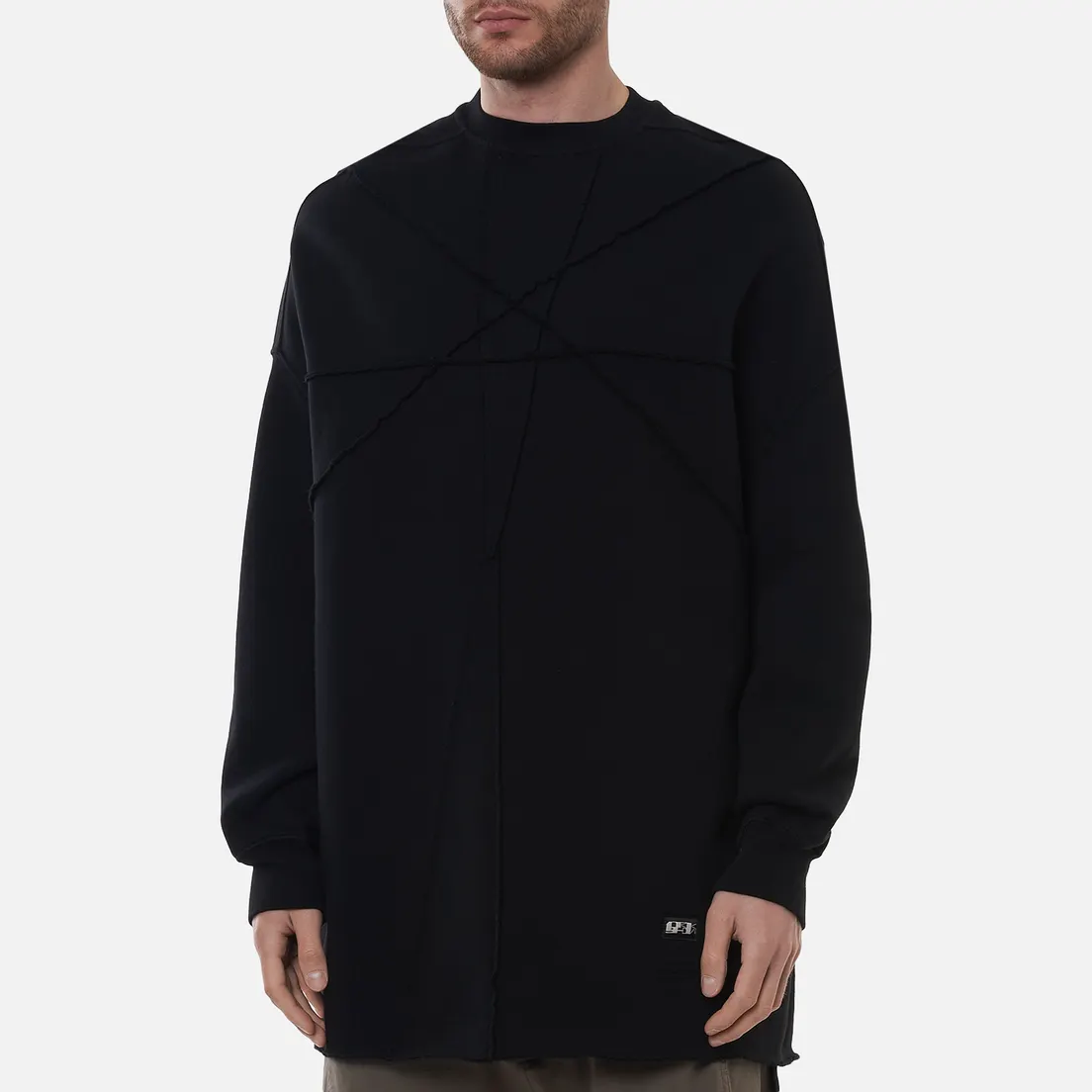 Rick Owens DRKSHDW Мужская толстовка Phlegethon Crater Tunic