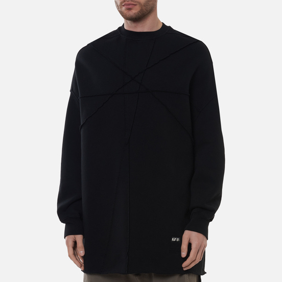 Мужская толстовка Rick Owens DRKSHDW Phlegethon Crater Tunic Black