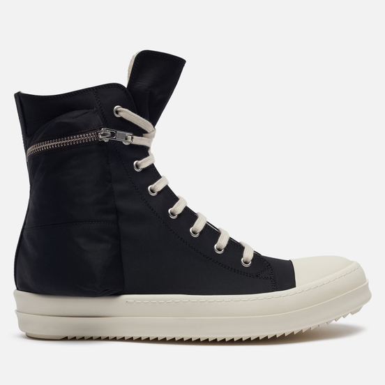 Мужские кеды Rick Owens DRKSHDW Phlegethon Cargo High Black/Milk