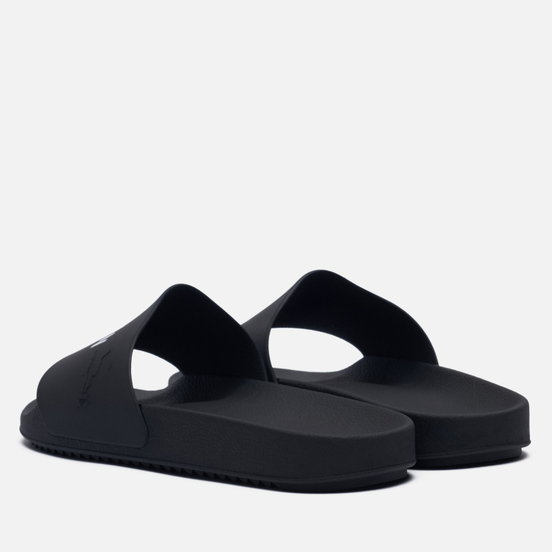 Мужские сланцы Rick Owens DRKSHDW Phlegethon Rubber Slide Black/Milk/Black