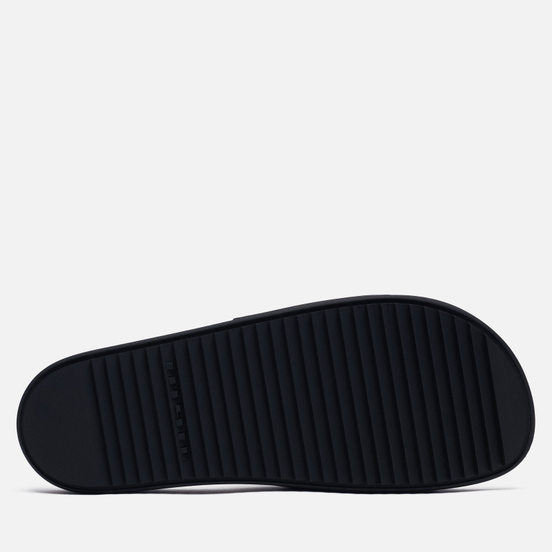 Мужские сланцы Rick Owens DRKSHDW Phlegethon Rubber Slide Black/Milk/Black