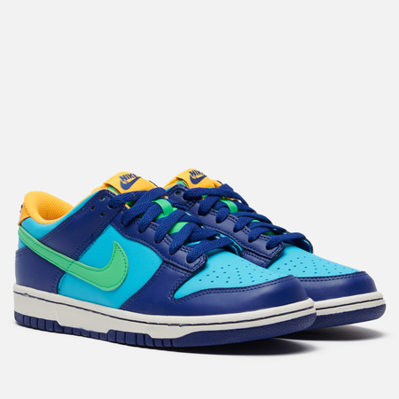 фото Кроссовки nike dunk low gs, цвет синий, размер 35.5 eu