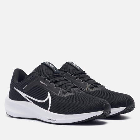 фото Мужские кроссовки nike air zoom pegasus 40, цвет чёрный, размер 41 eu