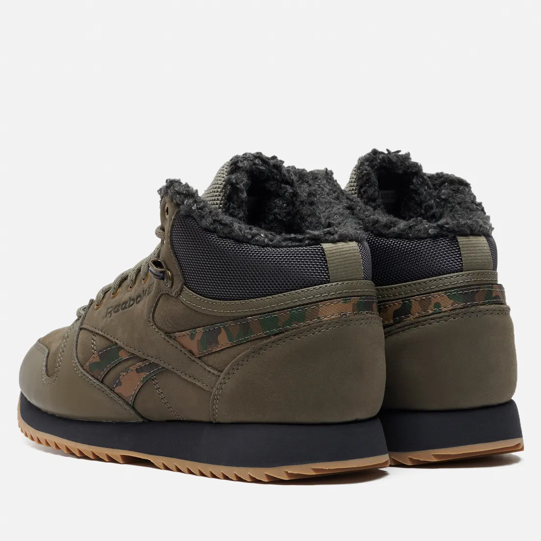 Reebok Мужские кроссовки Classic Leather Mid Ripple