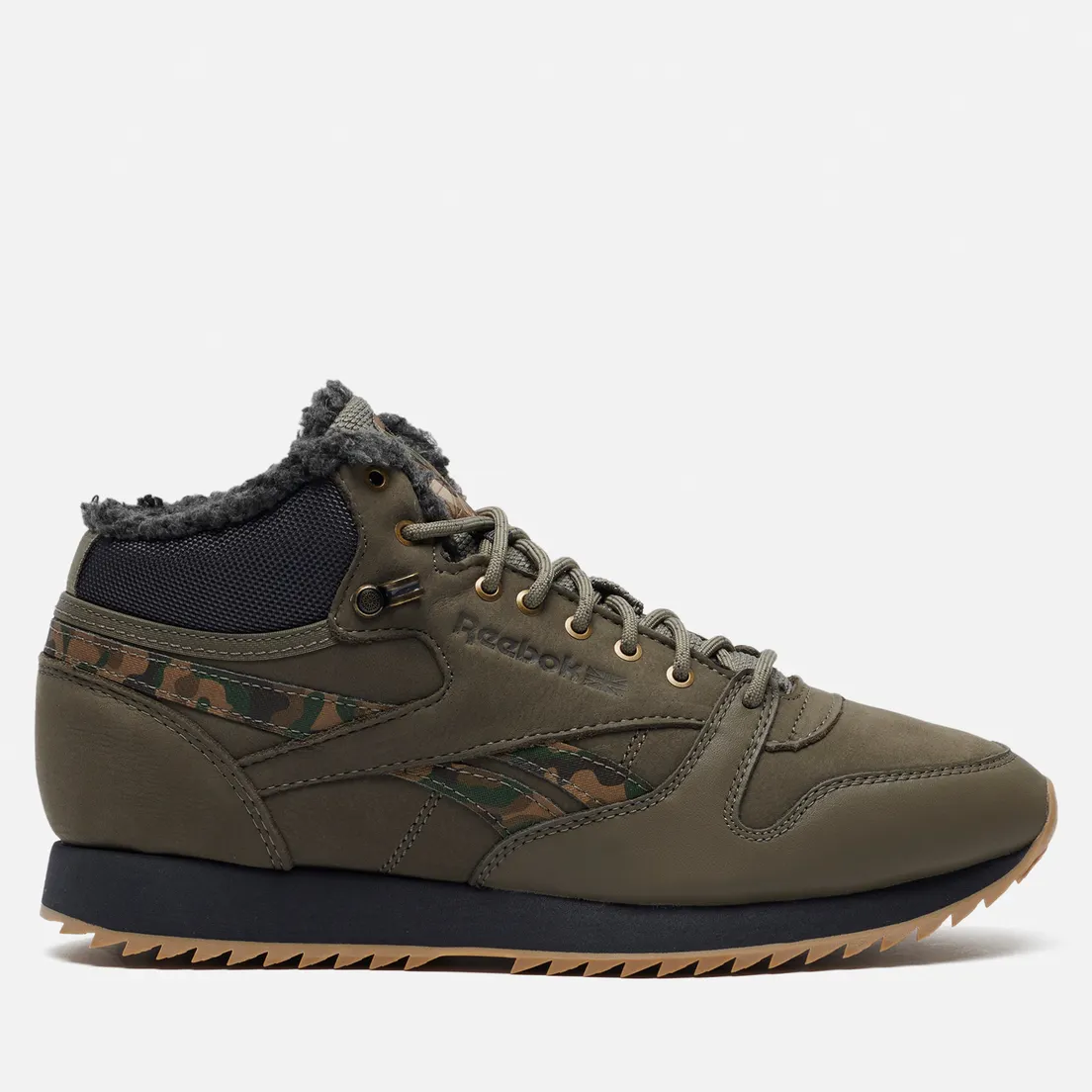 Reebok Мужские кроссовки Classic Leather Mid Ripple