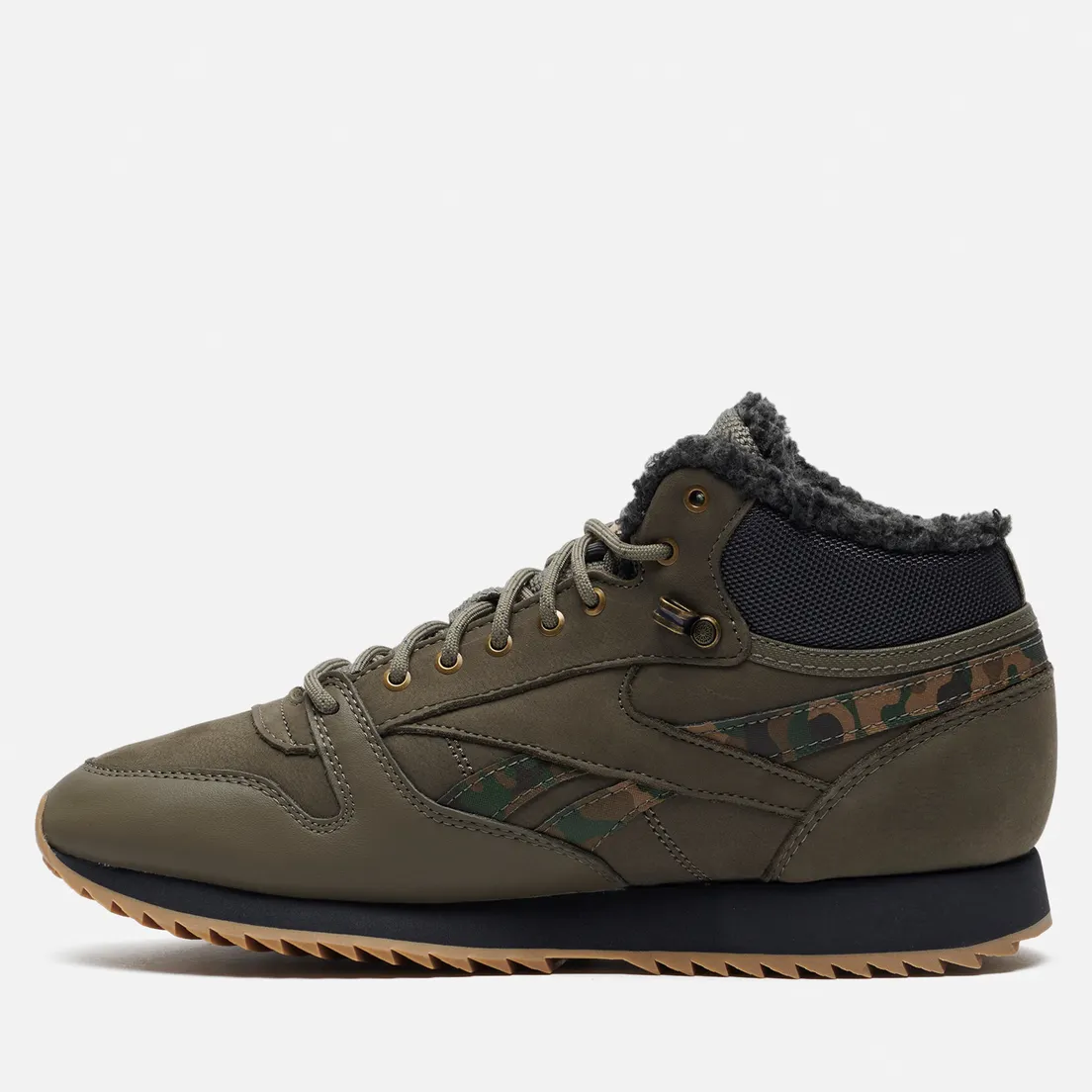 Reebok Мужские кроссовки Classic Leather Mid Ripple