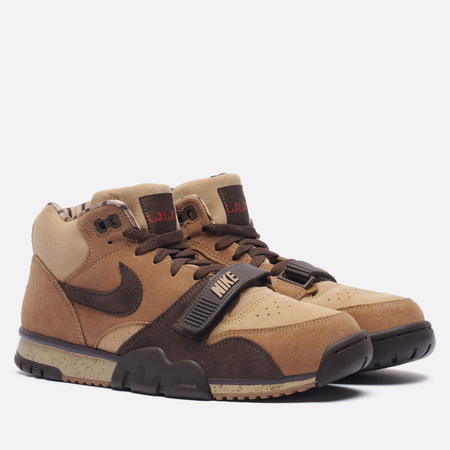 фото Мужские кроссовки nike air trainer 1 shima shima, цвет коричневый, размер 41 eu