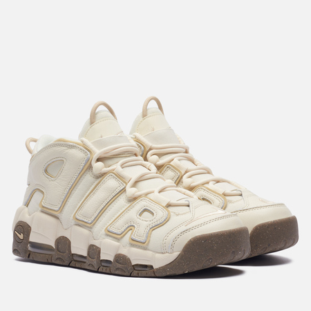 фото Мужские кроссовки nike air more uptempo, цвет бежевый, размер 40.5 eu