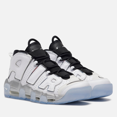 фото Мужские кроссовки nike wmns air more uptempo, цвет белый, размер 38.5 eu