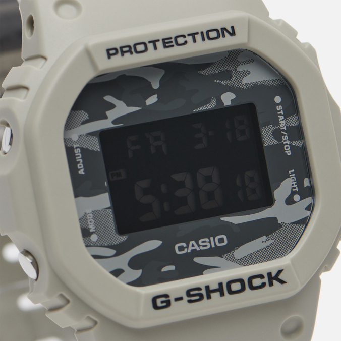 Наручные часы CASIO, цвет серый, размер UNI DW-5600CA-8ER G-SHOCK DW-5600CA-8ER - фото 3