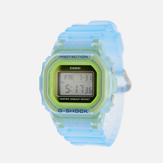 Наручные часы CASIO G-SHOCK DW-5600LS-2ER Skeleton Series Light Blue/Green