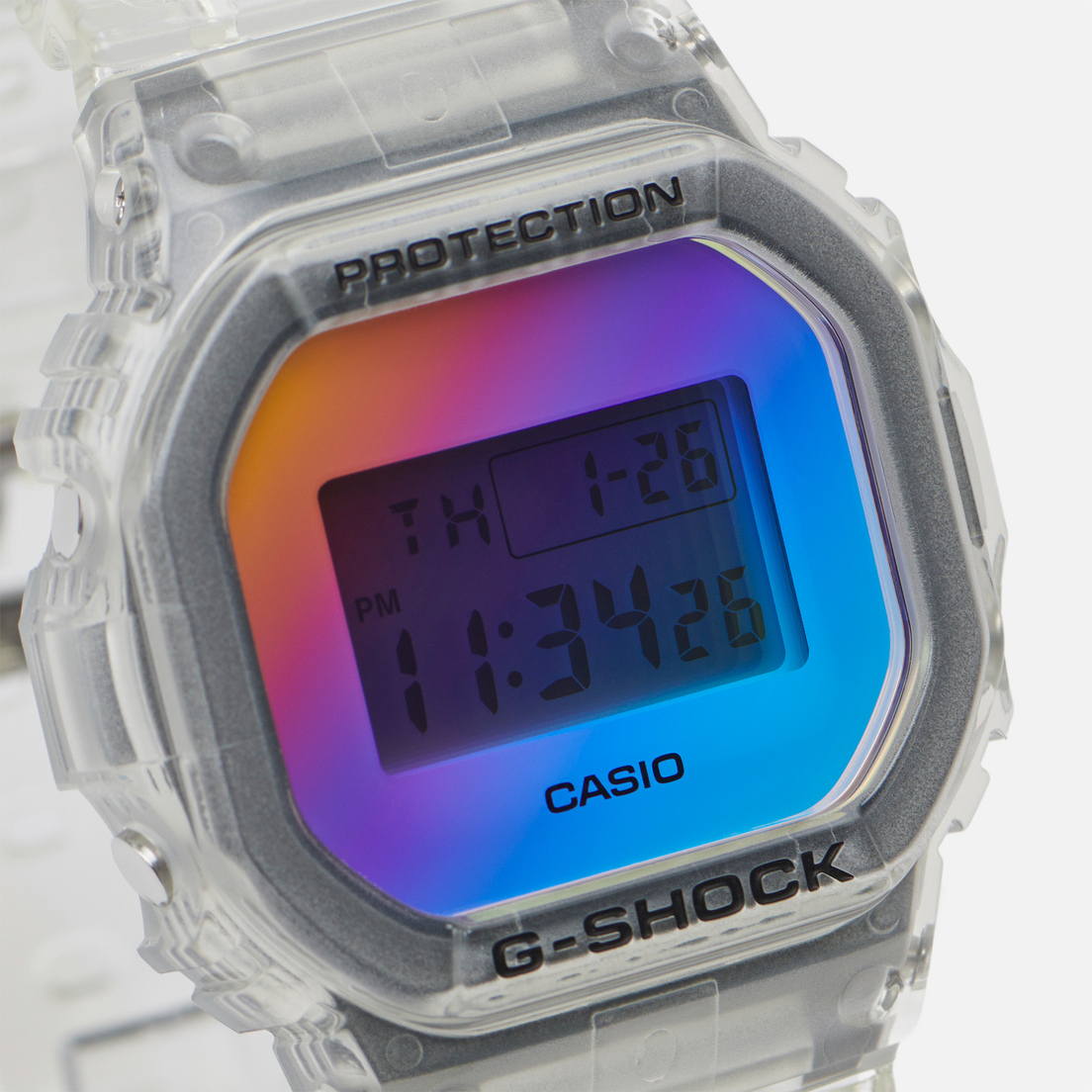CASIO Наручные часы G-SHOCK DW-5600SRS-7 Iridescent Color