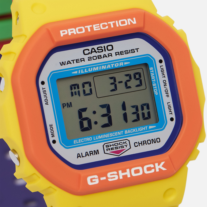 Наручные часы CASIO, цвет жёлтый, размер UNI DW-5610DN-9ER G-SHOCK DW-5610DN-9ER - фото 3