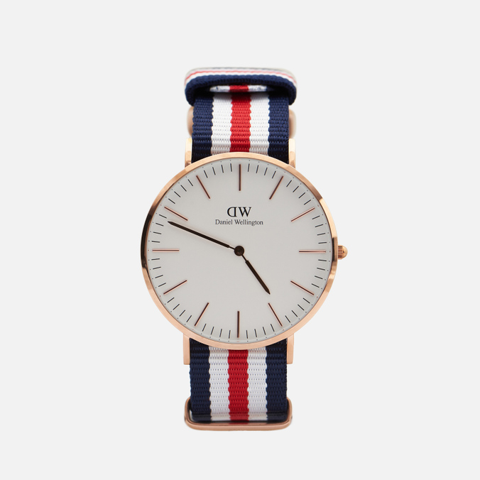 Наручные часы Daniel Wellington, цвет синий, размер UNI DW00100002 Classic Canterbury - фото 1