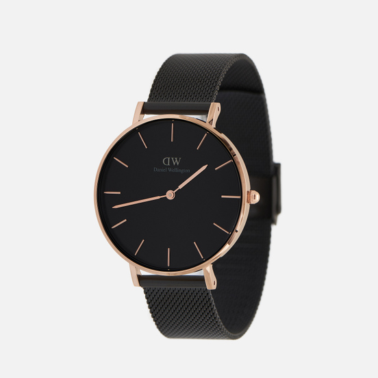 Наручные часы Daniel Wellington Petite Ashfield Black/Rose Gold/Black