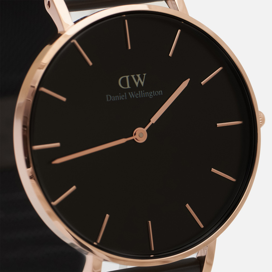 Наручные часы Daniel Wellington Petite Ashfield Black/Rose Gold/Black