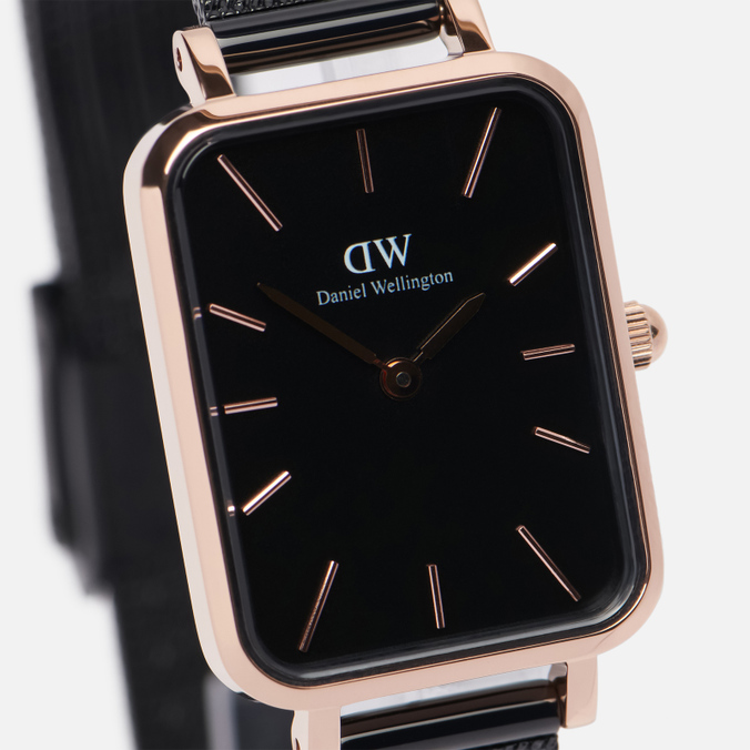 Наручные часы Daniel Wellington, цвет чёрный, размер UNI DW00100433 Quadro Pressed Ashfield - фото 3
