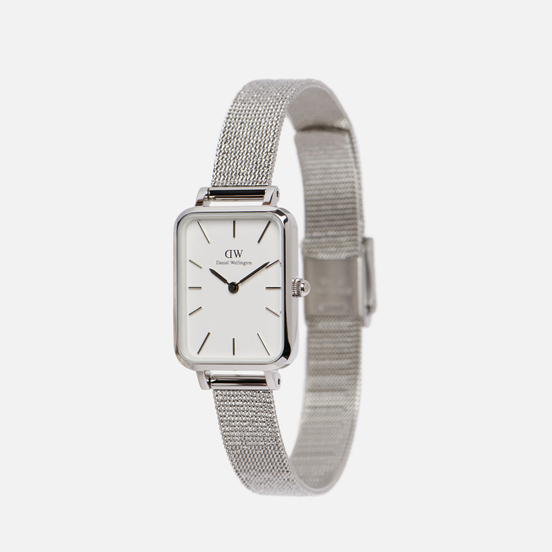 Наручные часы Daniel Wellington Quadro Pressed Sterling Silver/Silver/White