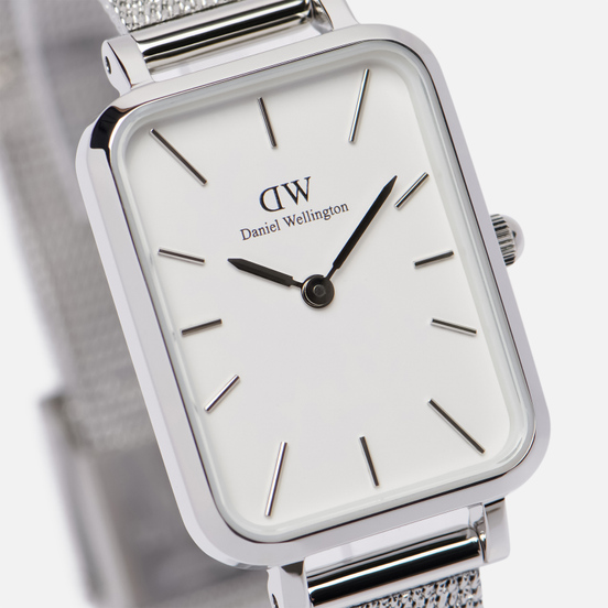 Наручные часы Daniel Wellington Quadro Pressed Sterling Silver/Silver/White