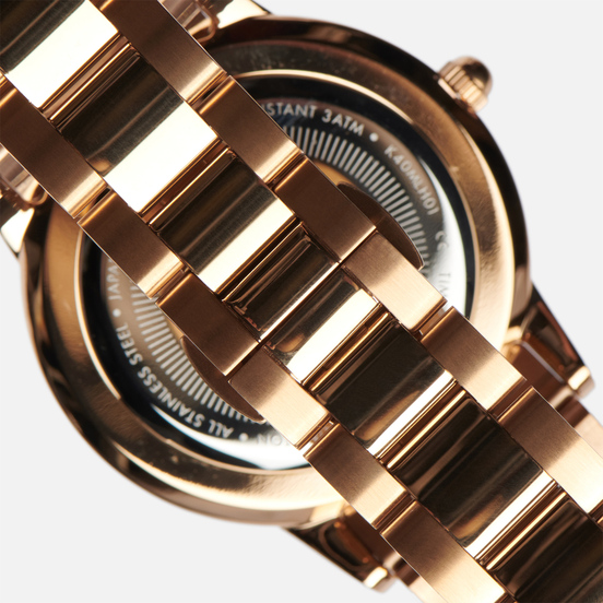 Наручные часы Daniel Wellington Iconic Amber Large Rose Gold/Rose Gold/Brown