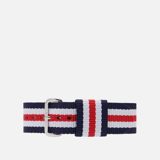 Ремешок для часов Daniel Wellington Classic Canterbury Silver/Blue/White/Red
