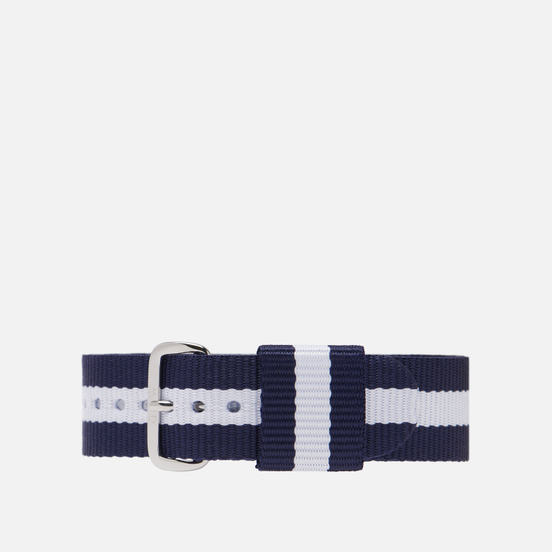 Ремешок для часов Daniel Wellington Classic Glasgow Silver/Navy/White