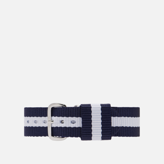 Ремешок для часов Daniel Wellington Classic Glasgow Silver/Blue/White