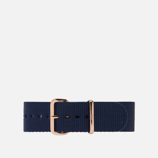 Ремешок для часов Daniel Wellington Classic Bayswater Rose Gold/Blue