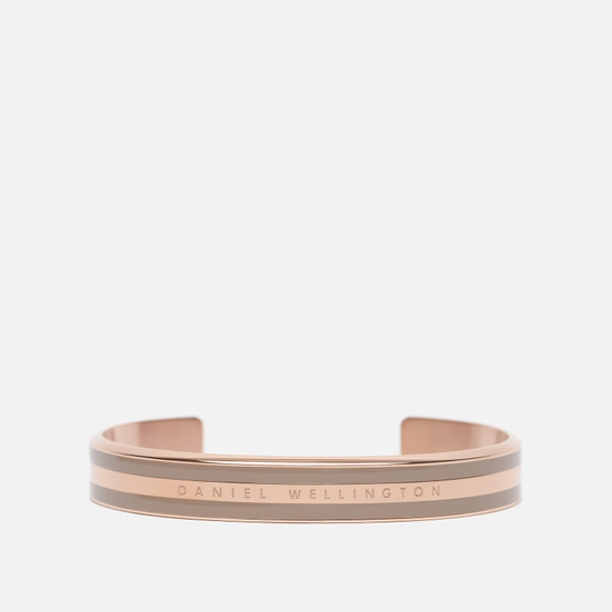 Браслет Daniel Wellington Emalie Cuff Medium Desert Sand/Rose Gold