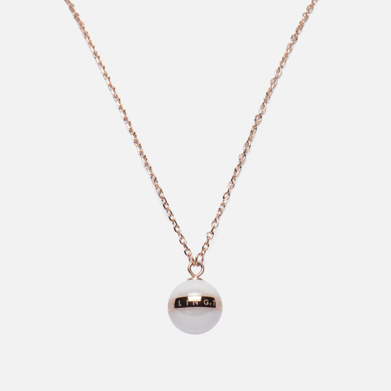 Колье Daniel Wellington Aspiration Necklace Satin White/Rose Gold