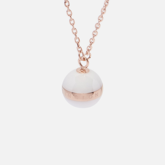 Колье Daniel Wellington Aspiration Necklace Satin White/Rose Gold