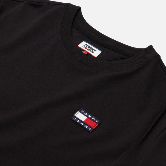 Женская футболка Tommy Jeans Tommy Badge Cropped Fit Black