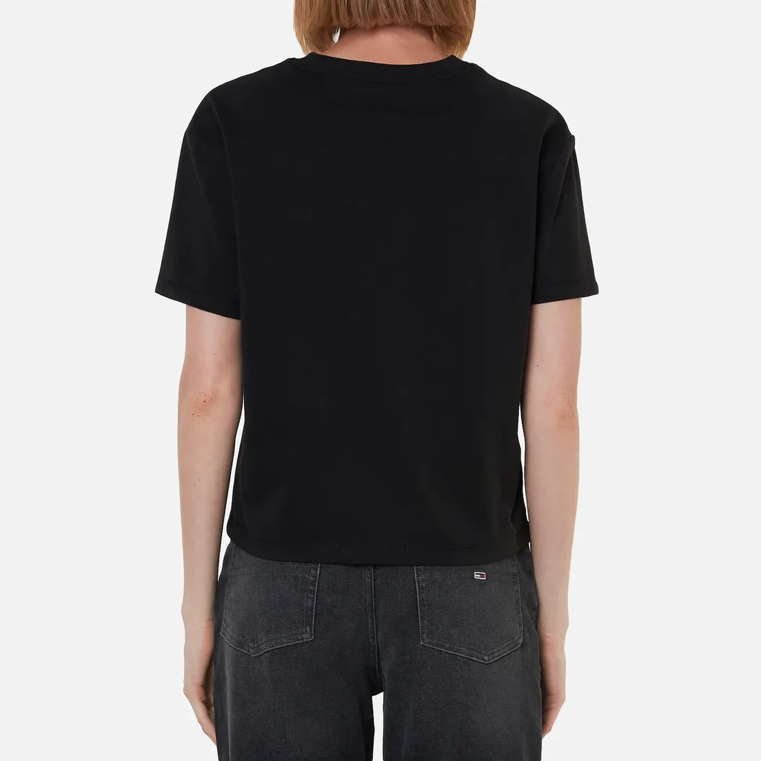 Tommy Jeans Женская футболка Tommy Badge Cropped Fit
