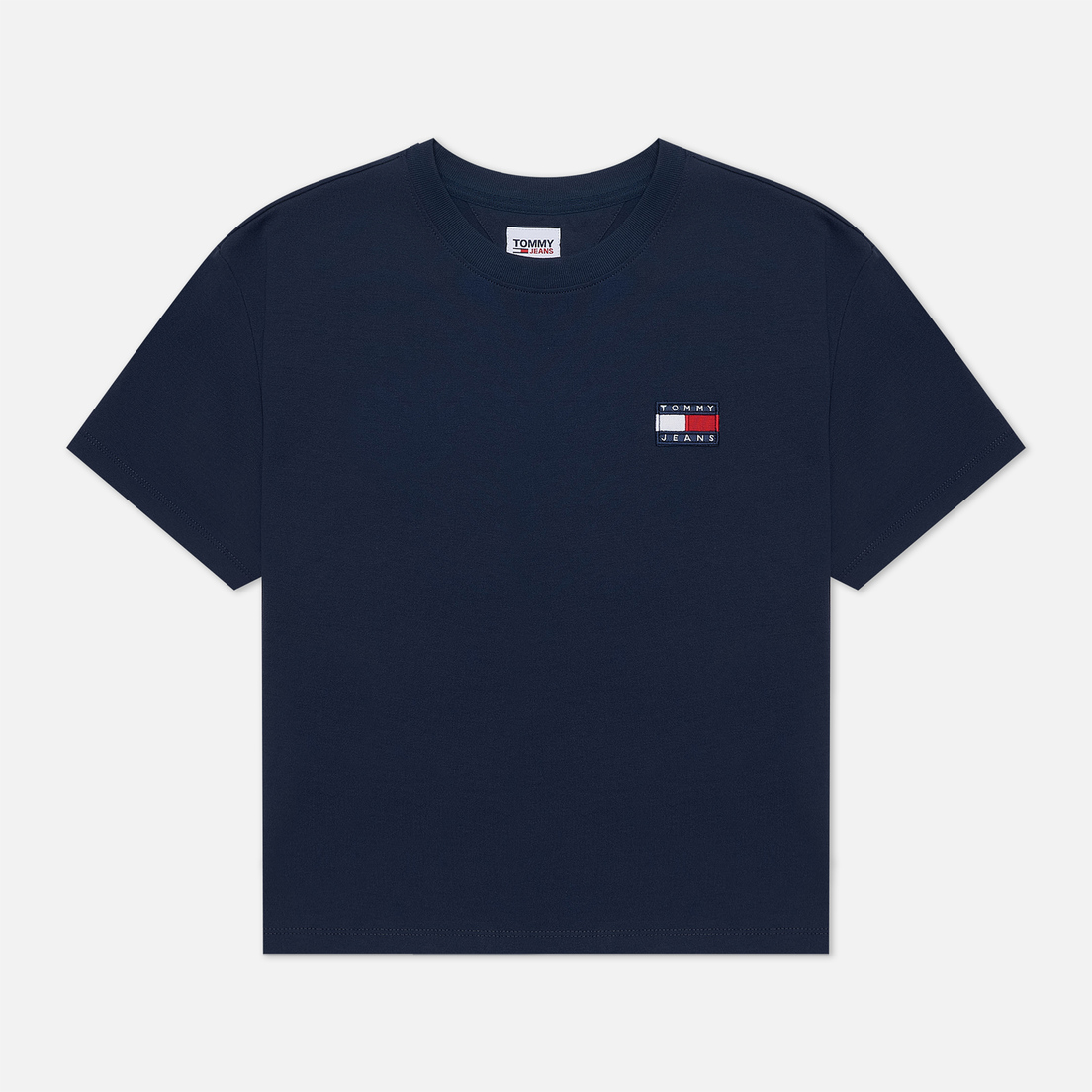 Tommy Jeans Женская футболка Tommy Badge Cropped Fit