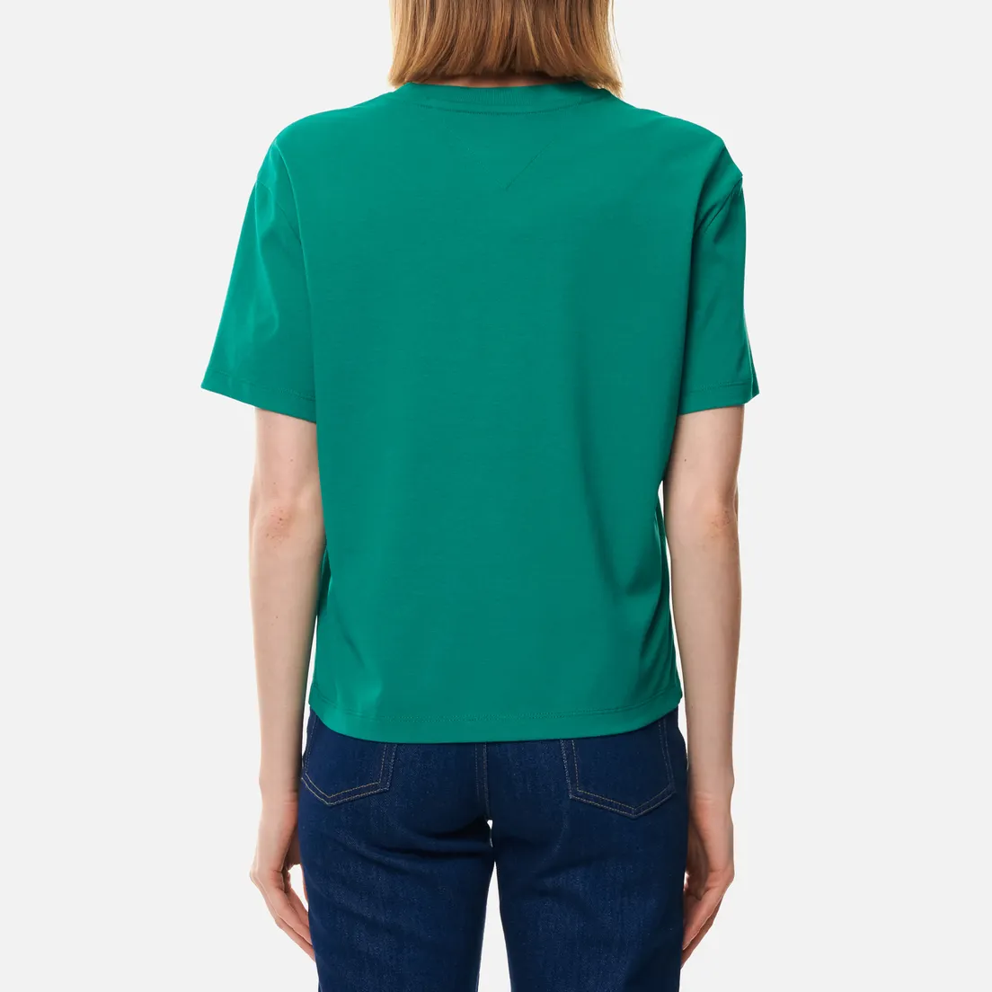 Tommy Jeans Женская футболка Tommy Badge Cropped Fit