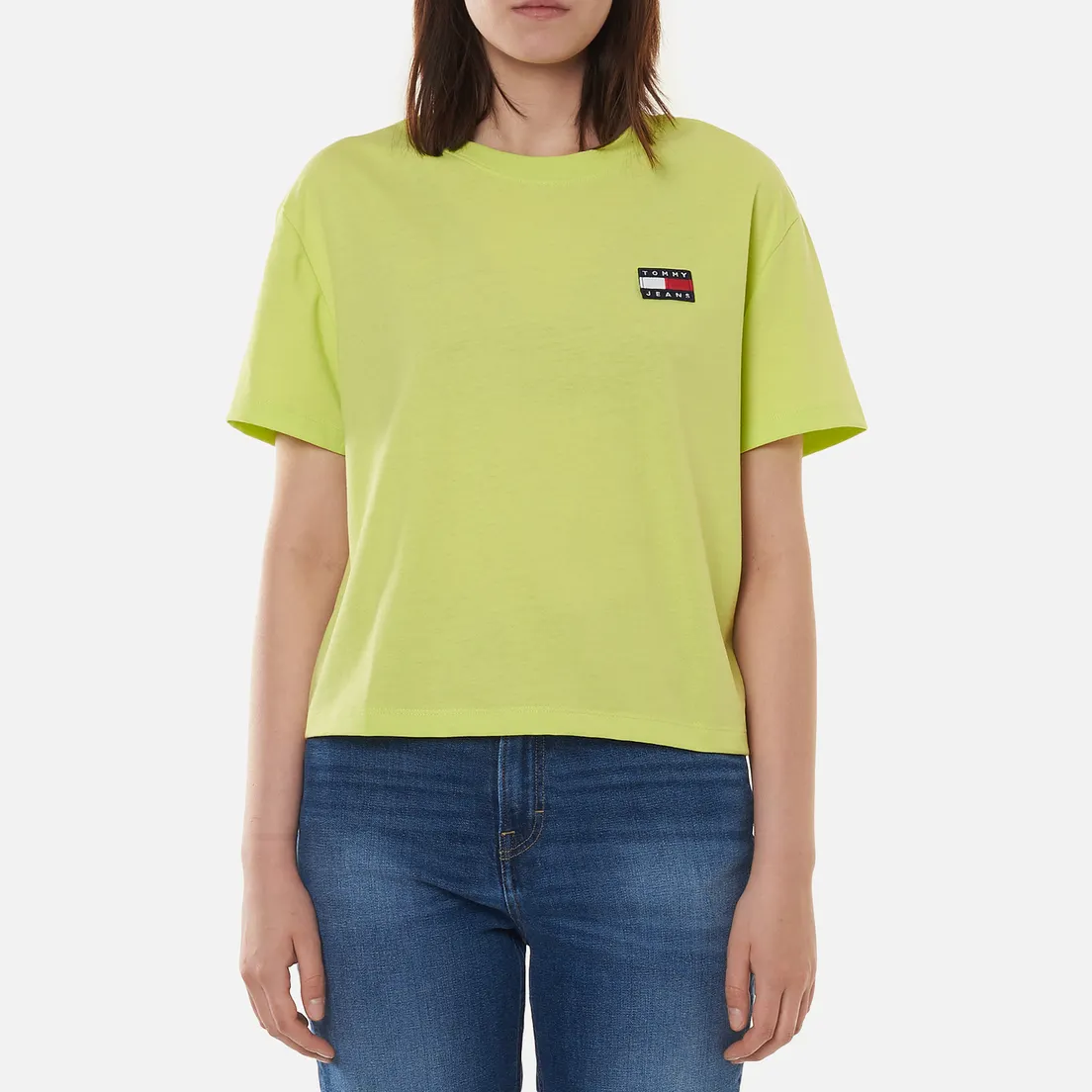 Tommy Jeans Женская футболка Tommy Badge Cropped Fit