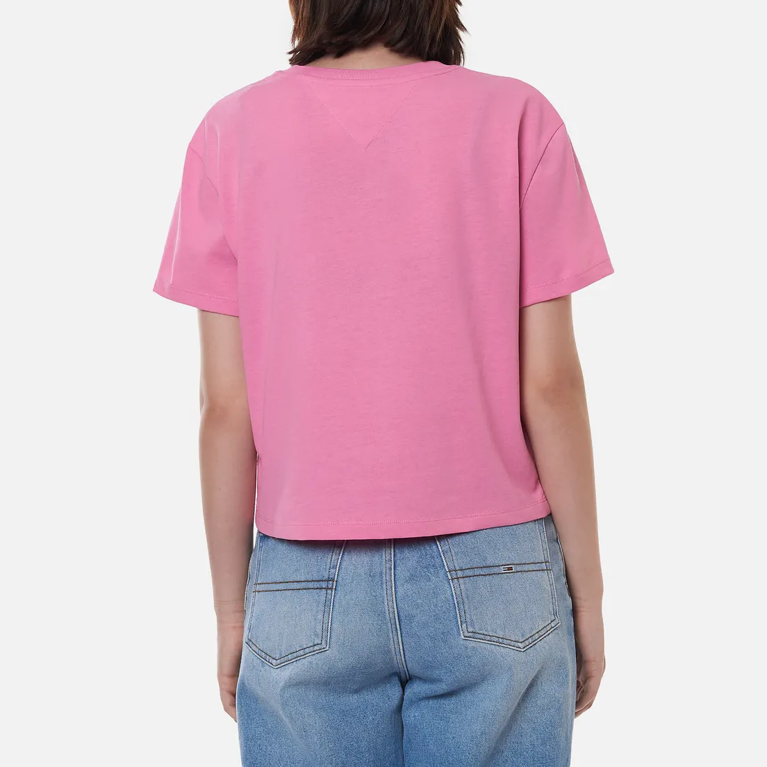 Tommy Jeans Женская футболка Tommy Badge Cropped Fit