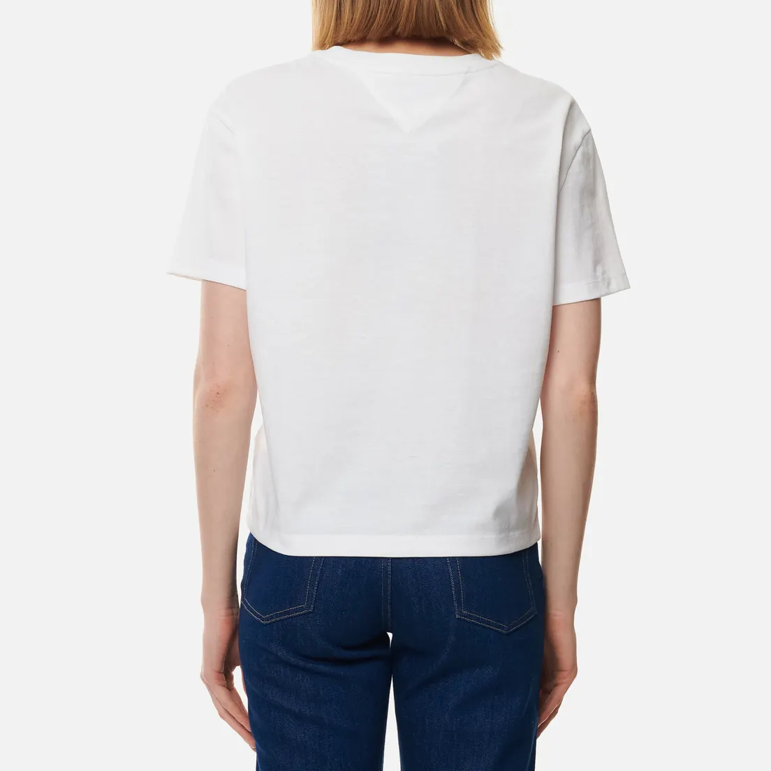 Tommy Jeans Женская футболка Tommy Badge Cropped Fit