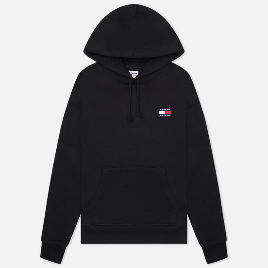 Женская толстовка Tommy Jeans Tommy Badge Organic Cotton Hoodie Black