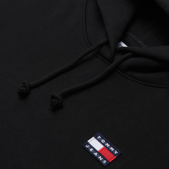 Женская толстовка Tommy Jeans Tommy Badge Organic Cotton Hoodie Black
